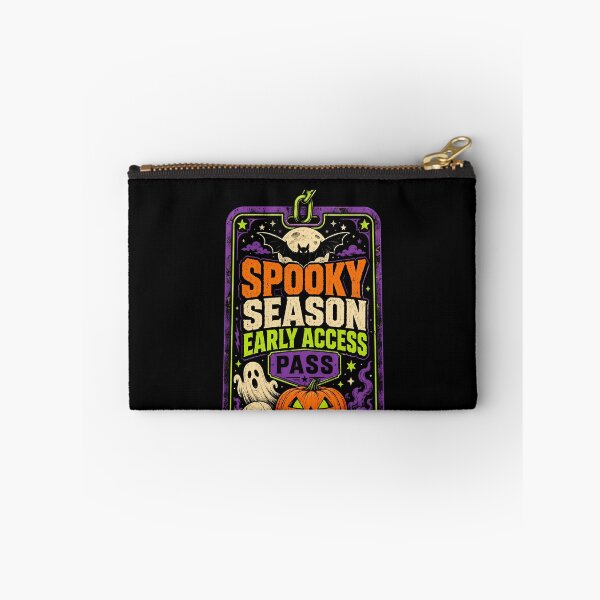 Item preview, Funny Spooky Season Early Access Pass Halloween Art designed and sold by elderberry.