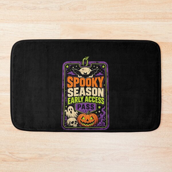 Item preview, Funny Spooky Season Early Access Pass Halloween Art designed and sold by elderberry.