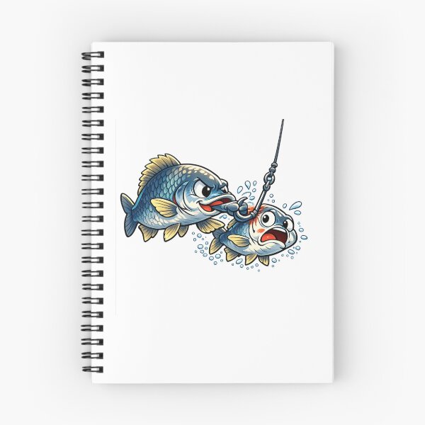 Item preview, Fish Rescue Mission – Cartoon Fish Saving a Friend designed and sold by AMIR PRO .
