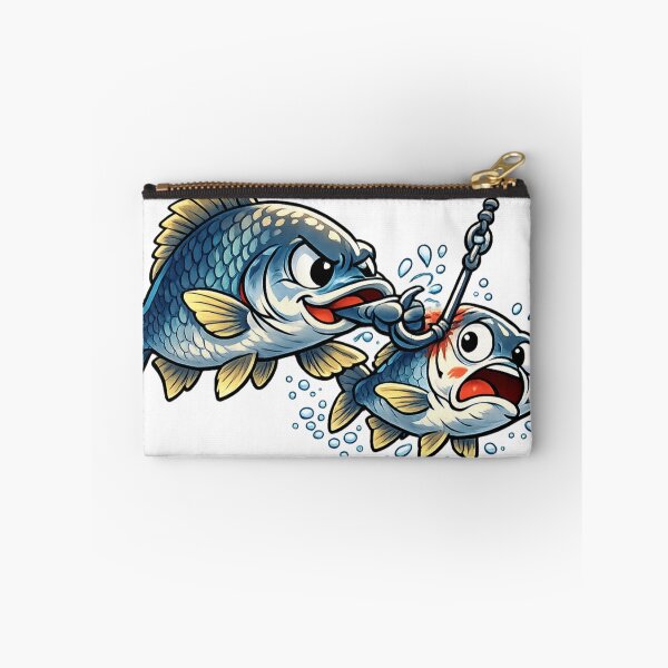 Item preview, Fish Rescue Mission – Cartoon Fish Saving a Friend designed and sold by AMIR PRO .