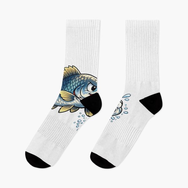 Item preview, Fish Rescue Mission – Cartoon Fish Saving a Friend designed and sold by AMIR PRO .
