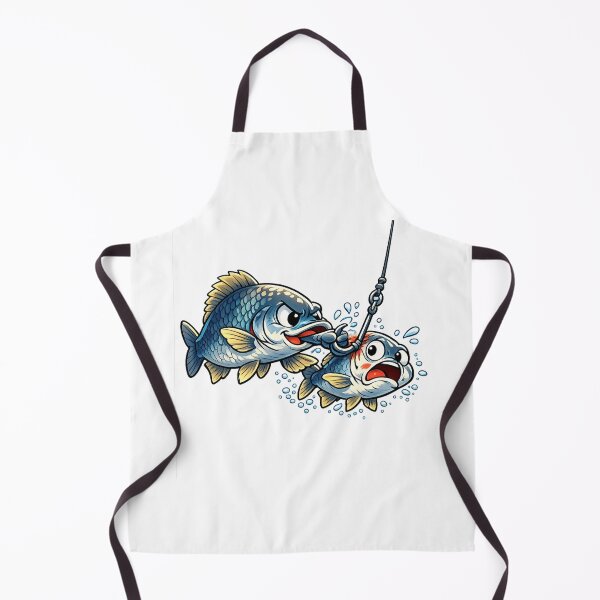 Item preview, Fish Rescue Mission – Cartoon Fish Saving a Friend designed and sold by AMIR PRO .