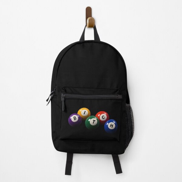 Item preview, BITCH 3D Billiard Balls | Retro Pool Typography Graphic designed and sold by rubbytipsy.
