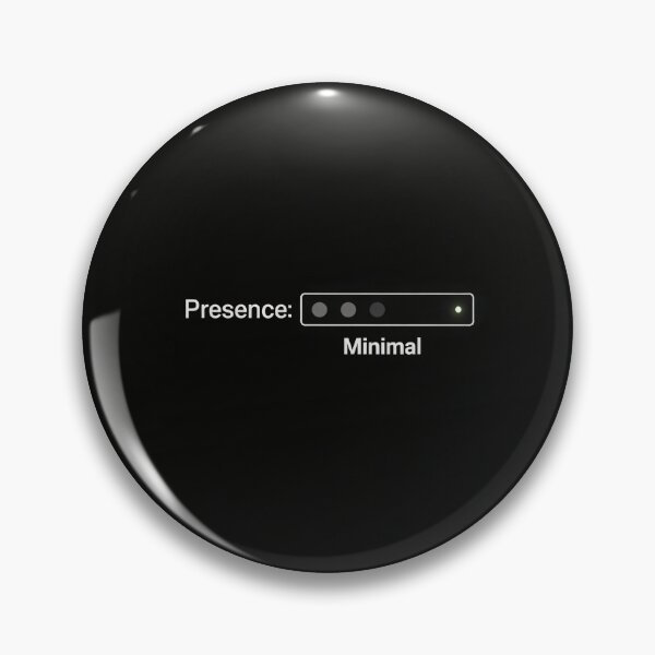 Item preview, Presence Minimal – Retro Online Status Humor designed and sold by Mad Factory Designs.