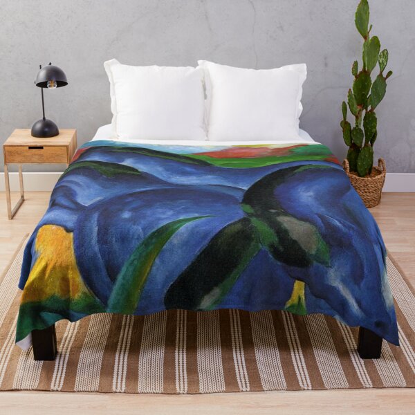Item preview, The Large Blue Horses by Franz Marc - Expressionist Art designed and sold by PureVintageLove.