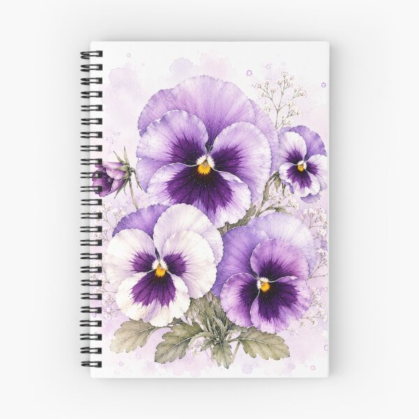 Item preview, February Pansy Bloom Art designed and sold by tmoca.