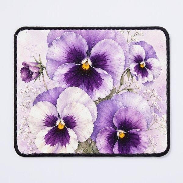 Item preview, February Pansy Bloom Art designed and sold by tmoca.