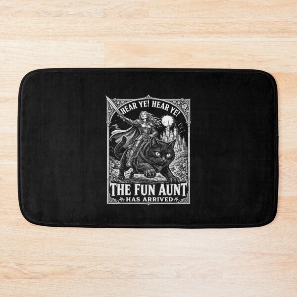 Item preview, Hear Ye! Hear Ye! The Fun Aunt Has Arrived Black Cat Warrior designed and sold by Abirtom.
