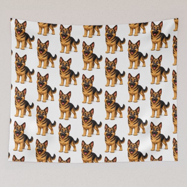 Item preview, Cute German Shepherd Puppy  designed and sold by BackgroundND.