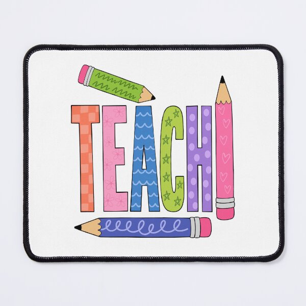Item preview, Teach in Color for Cheerful Back to School designed and sold by FreshVibe Prints.