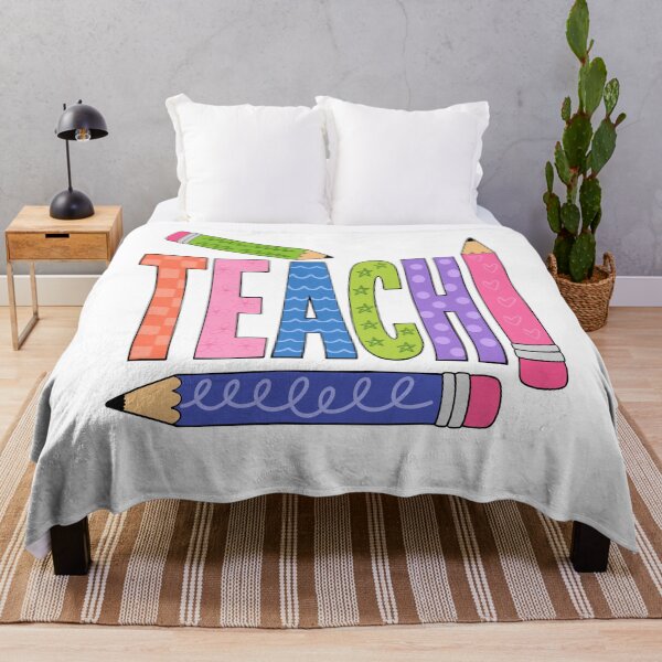 Item preview, Teach in Color for Cheerful Back to School designed and sold by FreshVibe Prints.
