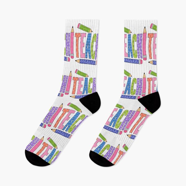 Item preview, Teach in Color for Cheerful Back to School designed and sold by FreshVibe Prints.