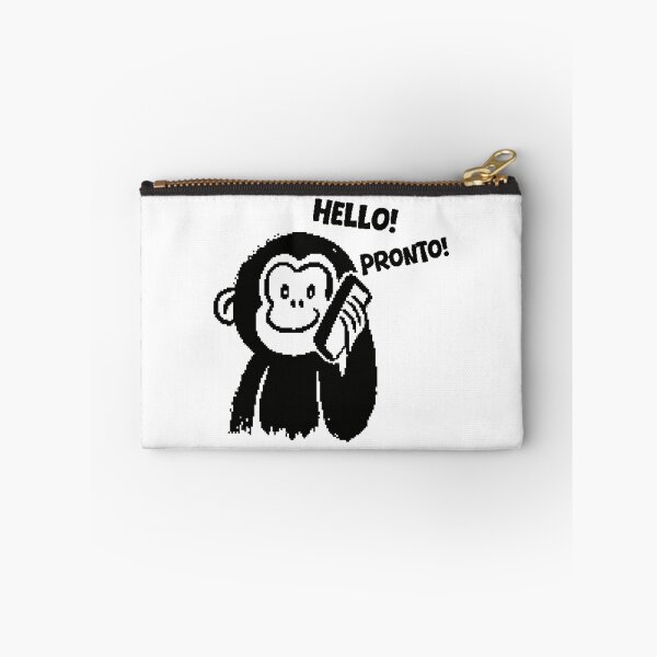 Item preview, A pixel Monkey with a phone designed and sold by ANVivid.