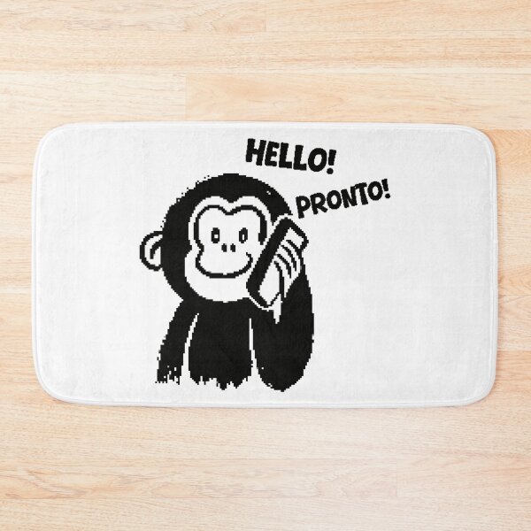 Item preview, A pixel Monkey with a phone designed and sold by ANVivid.