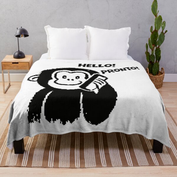 Item preview, A pixel Monkey with a phone designed and sold by ANVivid.