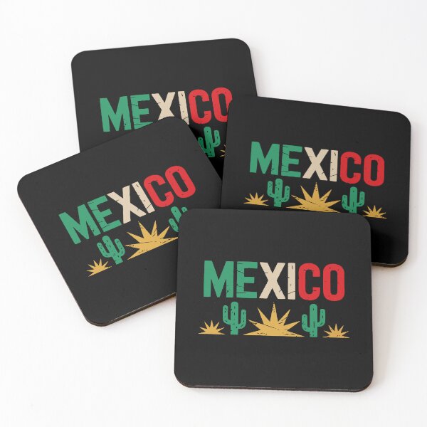 Item preview, Mexico – Cactus Typography Travel Art designed and sold by MarkedArtPrints.