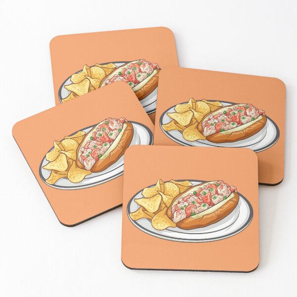 Item preview, Lobster roll with chips designed and sold by sakurashorty.