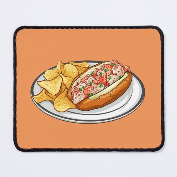 Item preview, Lobster roll with chips designed and sold by sakurashorty.