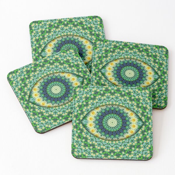 Item preview, Lotus Eye Mandala — Emerald Dream designed and sold by Jomsunshine.