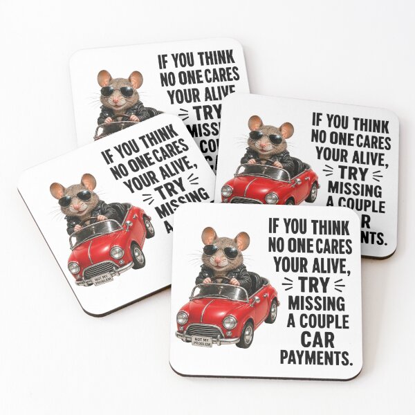 Item preview, Try Missing Car Payments Funny Mouse designed and sold by HippyRikky.
