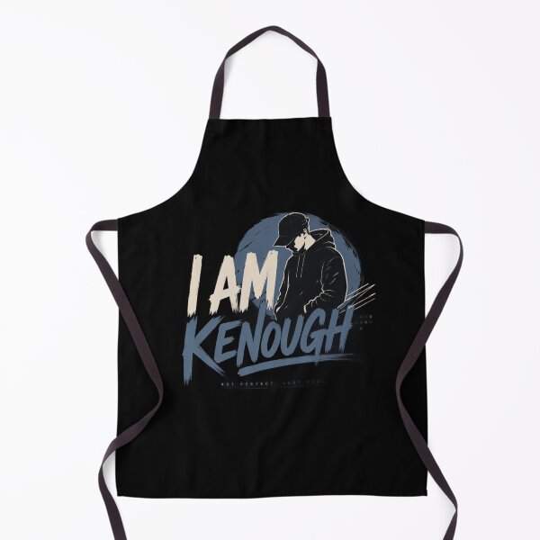 Item preview, I Am Kenough Streetwear Typography | Not Perfect Just Real Motivational Quote designed and sold by Eddy048.