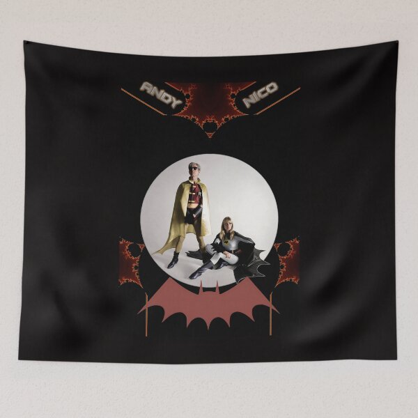 Item preview, Andy Warhol & Nico (Batman and Robin) designed and sold by Cathedral of Curiosity.