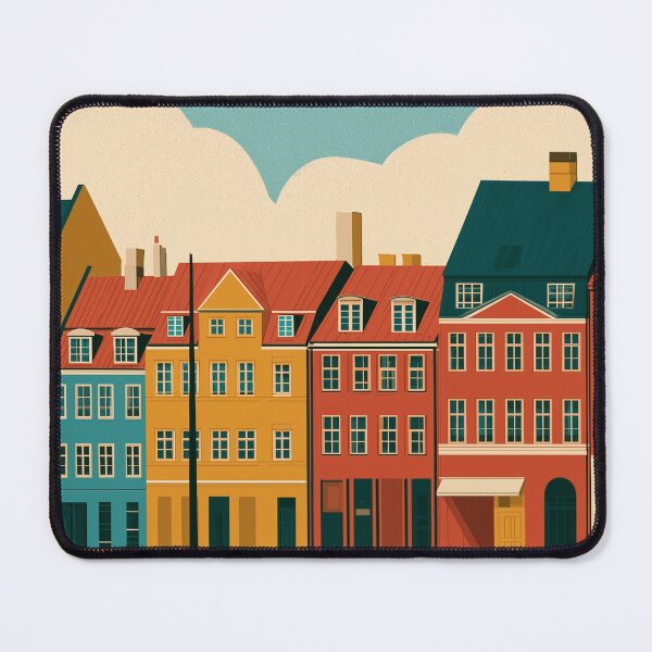 Item preview, Denmark The Land Of Danes, Nordic Spirit Wall Art designed and sold by MarkedArtPrints.