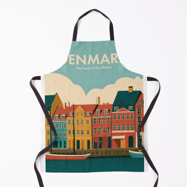 Item preview, Denmark The Land Of Danes, Nordic Spirit Wall Art designed and sold by MarkedArtPrints.
