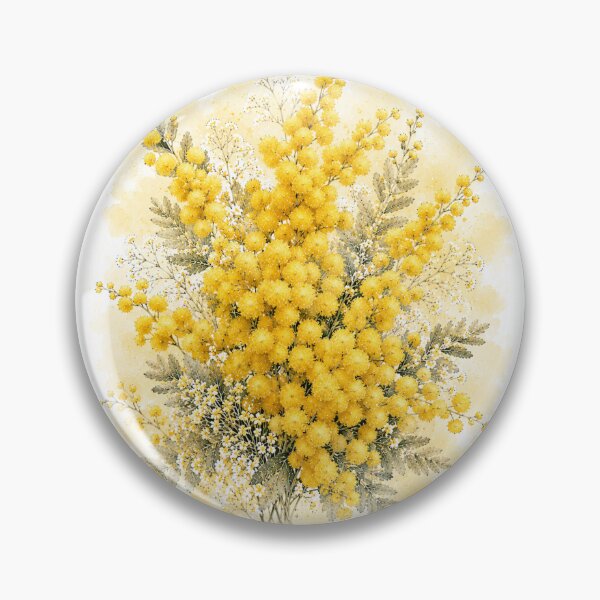 Item preview, Arte de la flor de mimosa de marzo designed and sold by tmoca.