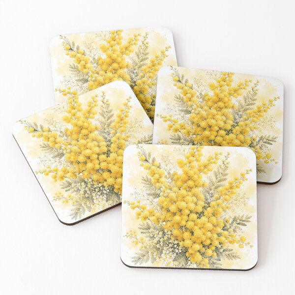 Item preview, March Mimosa Bloom Art designed and sold by tmoca.
