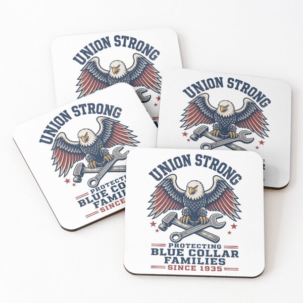 Item preview, Union Strong Blue Collar 1935 designed and sold by TrueBlueTrades.