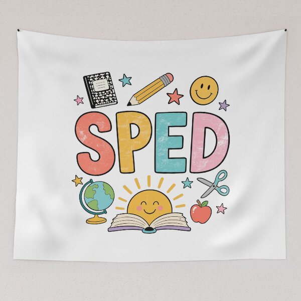 Item preview, Colorful SPED Pride for Back to School Teachers designed and sold by FreshVibe Prints.
