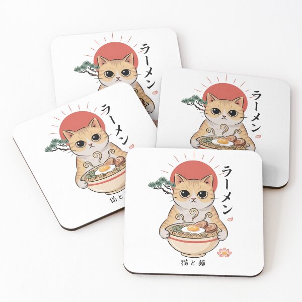 Item preview, Chubby Kitty With Ramen designed and sold by Peter Stawicki.