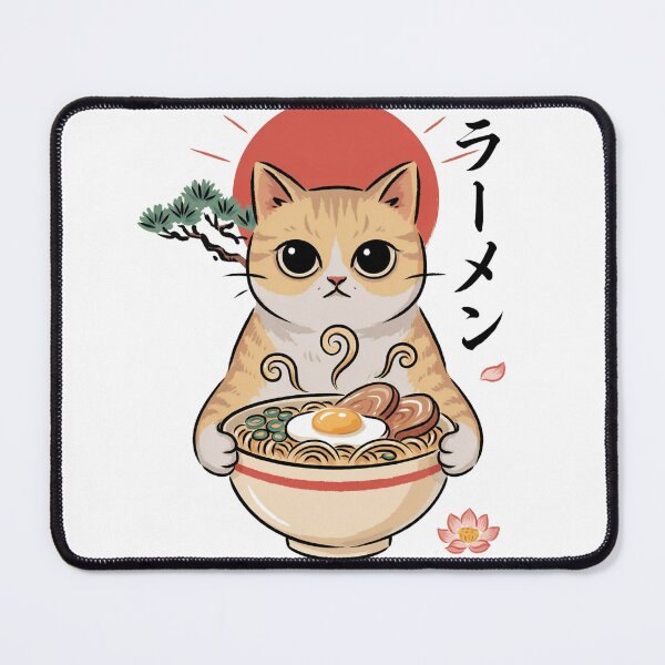 Item preview, Chubby Kitty With Ramen designed and sold by Peter Stawicki.