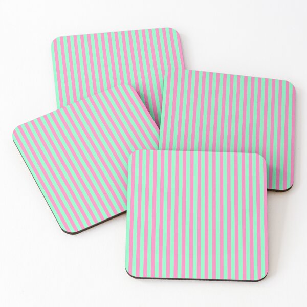 Item preview, Vertical Lines Green and Pink Geometric Patterns Illustration designed and sold by CaribbeanClown.