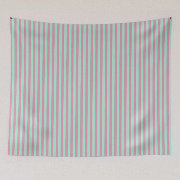 Item preview, Vertical Lines Green and Pink Geometric Patterns Illustration designed and sold by CaribbeanClown.