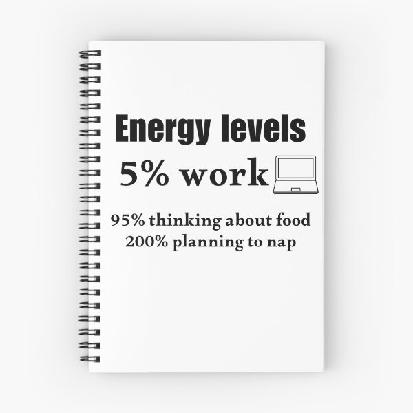 Item preview, Energy Levels 5% Work  designed and sold by Loly-Press.