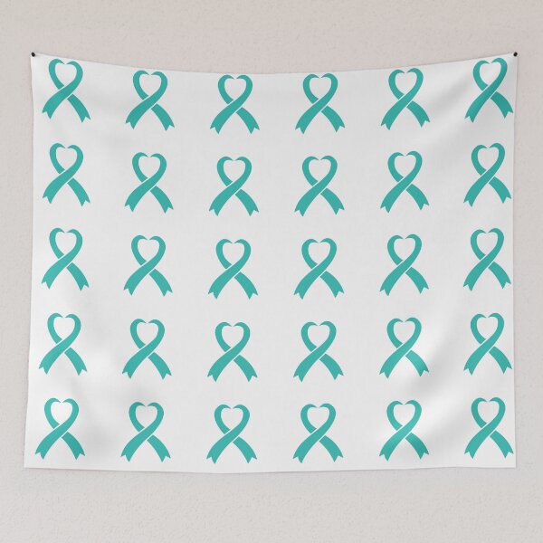 Item preview, Ovarian Cancer Ribbon, Ovarian Cancer, Teal Ribbon designed and sold by BlueDiamond-19.