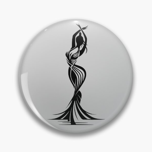 Item preview,  Elegant Tribal Dancer Silhouette designed and sold by ClubVacay.