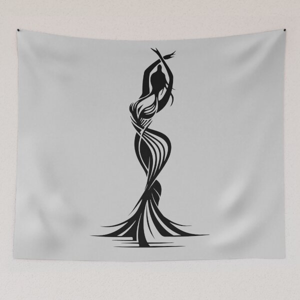 Item preview,  Elegant Tribal Dancer Silhouette designed and sold by ClubVacay.
