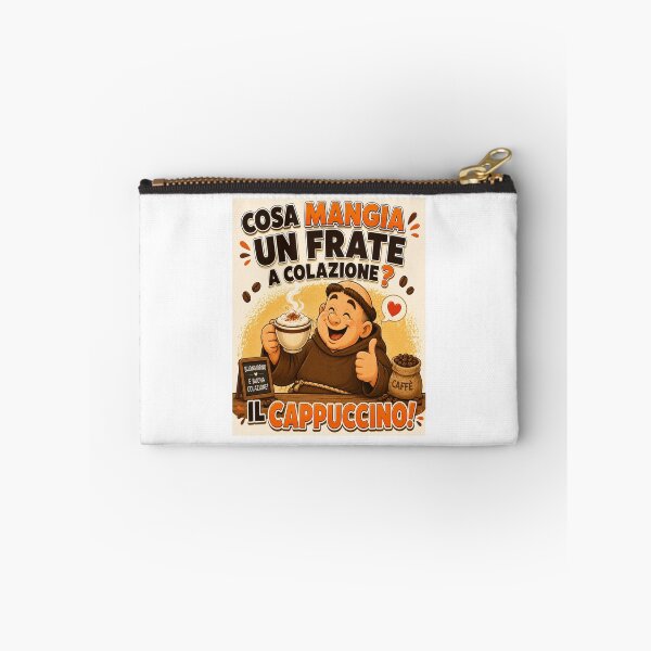 Item preview, Funny Friar – Cappuccino Cartoon Joke designed and sold by RipantinaFantasy .