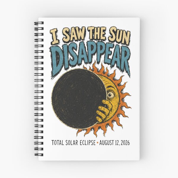 Item preview, I Saw the Sun Disappear – Total Solar Eclipse 2026 designed and sold by Lacritsa .