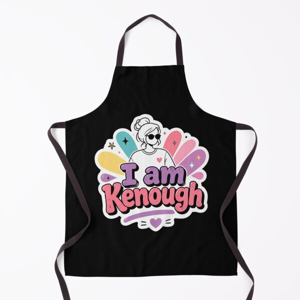 Item preview, I am Kenough – Cute Girl Aesthetic Sticker Design designed and sold by Eddy048.
