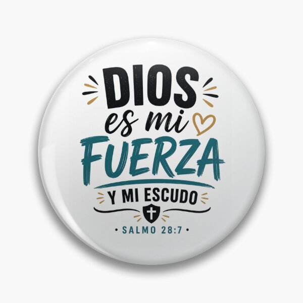 Item preview, God is my strength and my shield | Psalm 28:7 | Colorful Christian Phrase designed and sold by MARSHORY.