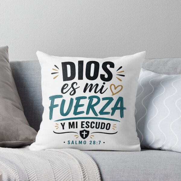 Item preview, God is my strength and my shield | Psalm 28:7 | Colorful Christian Phrase designed and sold by MARSHORY.
