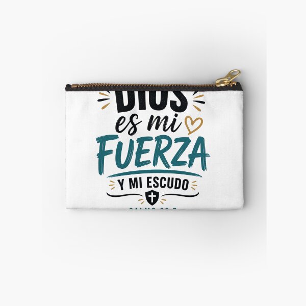 Item preview, Dios es mi Fuerza y mi Escudo | Salmo 28:7 | Frase Cristiana Colorida designed and sold by MARSHORY.