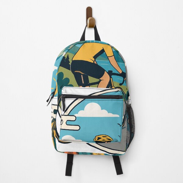Item preview, Cycling Adventure Through the Mountains | Vintage Road Bike Nature Explorer Art designed and sold by cannsuh.
