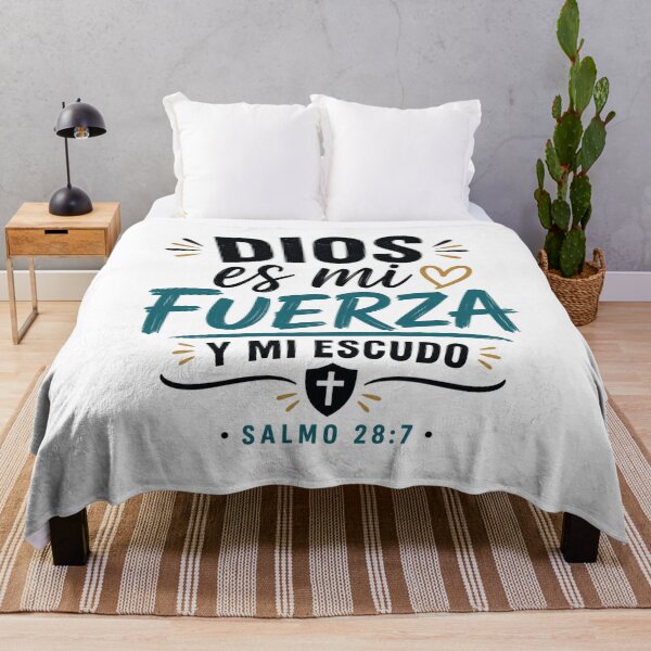 Item preview, God is my strength and my shield | Psalm 28:7 | Colorful Christian Phrase designed and sold by MARSHORY.