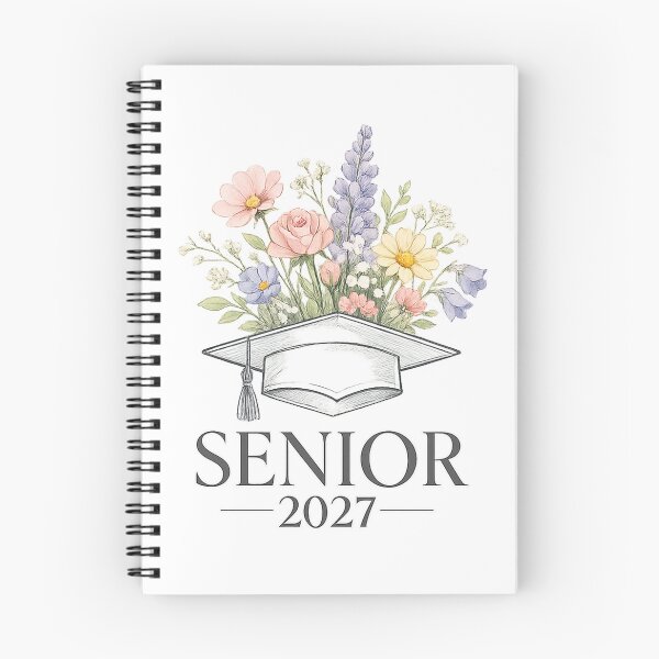 Item preview, Pastel Wildflowers Senior 2027 Class Of 2027 designed and sold by teemix.