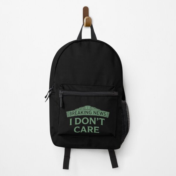 Item preview, Breaking News I Don't Care Funny Sarcastic Quote designed and sold by BlendArts.